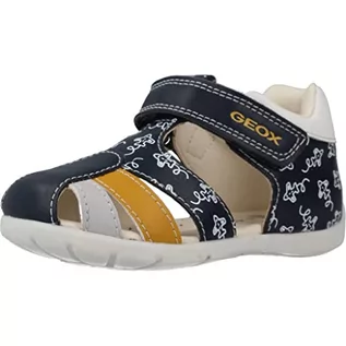 Buty dla chłopców - Geox Niemowlęta B ELTHAN Boy Sandal, Navy/Ochre, 19 EU, Navy Ochre, 19 EU - grafika 1