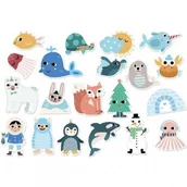 Zabawki kreatywne - Vilac, magnesy drewniane Iceland, 20 szt. - miniaturka - grafika 1