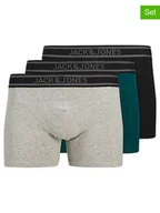 Majtki męskie - Jack & Jones Bokserki (5 par) w kolorze czarno-zielono-szarym - miniaturka - grafika 1