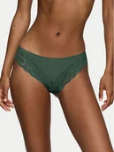 Majtki damskie - Triumph Figi klasyczne Lovely Micro 10182556 Zielony - miniaturka - grafika 1