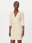 Sukienki - Rinascimento Sukienka koktajlowa CFC0128109003 Beżowy Regular Fit - miniaturka - grafika 1