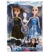 Figurki dla dzieci - WKS, KRAINA LODU Elsa i Anna Zestaw Lalek - miniaturka - grafika 1