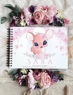 Pamiątka Chrztu Świętego - Album SARENKA dla dziewczynki, prezent na Roczek, Chrzest, narodziny - miniaturka - grafika 1