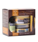 Pozostałe akcesoria do kąpieli i SPA - Cuccio Naturale Zestaw SPA TO GO Miód i Mleko do pielęgnacji dłoni, stóp i ciała U3200 - miniaturka - grafika 1