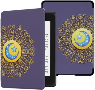 ETUI CZYTNIK KSIĄŻEK KINDLE PAPERWHITE IV 10-GEN 6" 2018 ŻÓŁTA MANDALA - Etui do czytników e-book - miniaturka - grafika 1