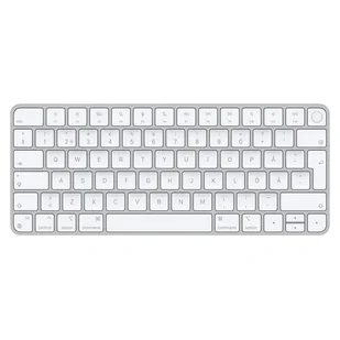 Apple Magic klawiatura Uniwersalne USB + Bluetooth Szwecki Aluminium, Biały MK293S/A - Klawiatury - miniaturka - grafika 1