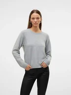 Swetry damskie - Vero Moda Sweter "Doffy Shine" w kolorze szarym - miniaturka - grafika 1