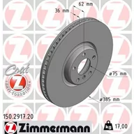 Tarcze hamulcowe - Tarcza hamulcowa ZIMMERMANN 150.2917.20 - miniaturka - grafika 1