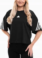 Bluzki damskie - adidas koszulka damska t-shirt luźna bluzka sportowa bawełniana roz. S - miniaturka - grafika 1