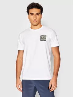 Koszulki męskie - Emporio Armani EA7 T-Shirt 6KPT52 PJ03Z 1100 Biały Regular Fit - grafika 1