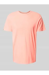 T-shirt z detalem z logo - Superdry - Koszulki męskie - miniaturka - grafika 1