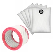 Worki do odkurzaczy - Zestaw Worki Do Odkurzacza Wessper Makita 440/448, 5 Szt + Filtr (Na Mokro) - miniaturka - grafika 1