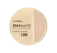 Pudry do twarzy - LAMEL Basic Puder kompaktowy Stay Matte 12H nr 402 12g - miniaturka - grafika 1
