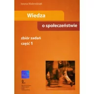 Podręczniki dla gimnazjum - Żak Iwona Walendziak Wiedza o społeczeństwie. Zbiór zadań. Część 1 - miniaturka - grafika 1