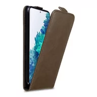 Etui i futerały do telefonów - Pokrowiec Do Samsung Galaxy S20 FE w Etui BRĄZOWA KAWA  Flip Case Cover Obudowa Ochronny Cadorabo - miniaturka - grafika 1
