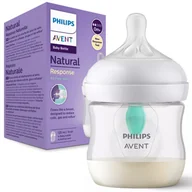 Butelki dla niemowląt - Philips Avent Butelka Natural Responsywna AirFree 125 ml 0m+ SCY670/01 RESPONSE - miniaturka - grafika 1