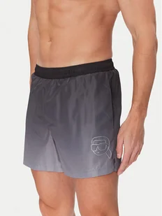 KARL LAGERFELD Szorty kąpielowe A1M46057 Czarny Regular Fit - Kąpielówki męskie - miniaturka - grafika 1