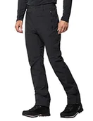 Spodenki męskie - Jack Wolfskin Męskie spodnie softshellowe Activate Sky XT Pants M, czarne, 25, 1505481-6000025 - miniaturka - grafika 1