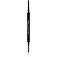 Akcesoria i kosmetyki do stylizacji brwi - Makeup Revolution Precise Brow Pencil Kredka do brwi Dark brown 0,05g - miniaturka - grafika 1
