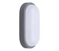 Lampy ogrodowe - Solight WO749-G- LED Kinkiet zewnętrzny LED/20W/230V 4000K IP54 szary elipsa - miniaturka - grafika 1