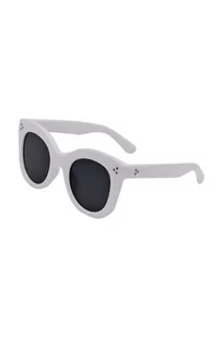 Elle Porte okulary przeciwsłoneczne dziecięce Brooklyn kolor biały - Okulary dla dzieci - miniaturka - grafika 1