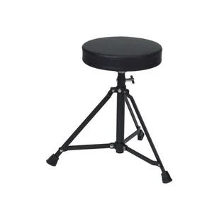 Gewa PURE pure DT-90 taboret do perkusji okrągły czarny, z regulacją wysokości, jednościężny PS805100 - Akcesoria do perkusji - miniaturka - grafika 1