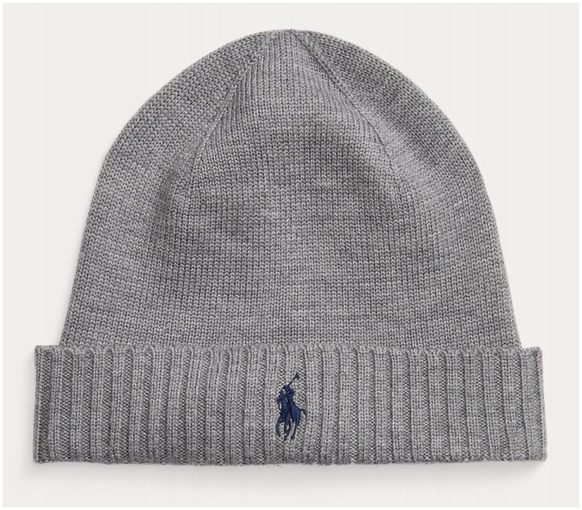 Polo Ralph Lauren czapka zimowa beanie szary rozmiar uniwersalny