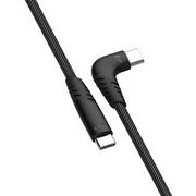 Kable USB - Silicon Power Kabel USB-C - USB-C  LK50CC 1M Nylon oplot Grey SP1M0ASYLK50CC1G - miniaturka - grafika 1