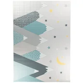 Dywany dla dzieci - Dywan dziecięcy góry noc Crystal Print Kids - 336 - miniaturka - grafika 1