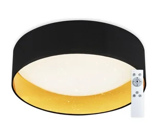 Top Light - LED Plafon ściemnialny LED/24W/230V+ pilot czarny - Lampy sufitowe - miniaturka - grafika 1