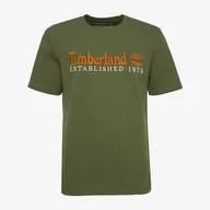 Koszulki męskie - TIMBERLAND T-SHIRT EMBROIDERY LOGO TEE - Timberland - miniaturka - grafika 1
