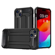 Etui i futerały do telefonów - Pancerne etui do iPhone 15 Hybrid Armor - czarne - miniaturka - grafika 1