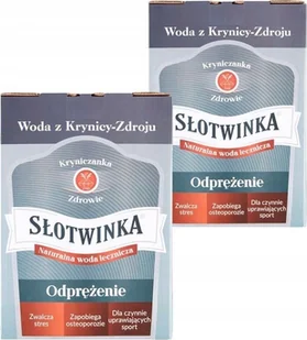 Woda Kryniczanka Kryniczanka Słotwinka naturalna woda lecznicza Odprężenie 3l x 2 sztuk - Woda - miniaturka - grafika 1