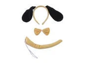 Dodatki do strojów karnawałowych - Zestaw Piesek brązowy - miniaturka - grafika 1