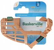 Kagańce dla psów - BASKERVILLE KAGANIEC CLASSIC 3 BEŻOWY dł. 4,5cm obwód 20cm - miniaturka - grafika 1