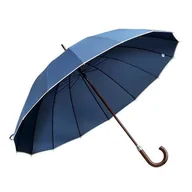 Parasole - Parasol KEMER EVITA 16 panelowy Granatowy - czarny - miniaturka - grafika 1