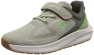 KangaROOS Dziecięce tenisówki K-Fort Spin Ev Unisex, Stal szara limonka, 28 EU - Buty dla dziewczynek - miniaturka - grafika 1