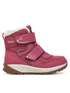 Buty dla dziewczynek - Jack Wolfskin Śniegowce Polar Bear-g Texapore Mid Vc A62146 Szary - miniaturka - grafika 1