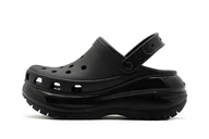 Sandały damskie - Klapki damskie chodaki sandały czarne Crocs Classic Mega Crush Clog 41-42 - miniaturka - grafika 1