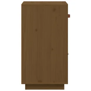 Lumarko Szafka, miodowy brąz, 34x40x75 cm, lite drewno sosnowe - Szafki do salonu - miniaturka - grafika 9