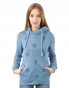 Bluzy damskie - Sportowa Bluza Damska Rozsuwana na Zamek 376-4 XL - miniaturka - grafika 1