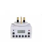 Systemy inteligentnych domów - Timer cyfrowy Maclean MCE30GB 10 programów CD funkcja random 3600W czasomierz programator cyfrowy max. 156 programów (brytyjski) - miniaturka - grafika 1