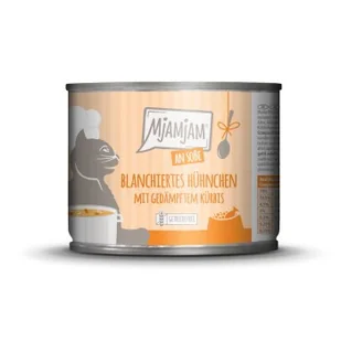 MjAMjAM mokra karma dla dorosłych kotów, blanszowana w sosie 6x185 g Kurczak i dynia - Mokra karma dla kotów - miniaturka - grafika 1