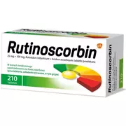 Przeziębienie i grypa - Rutinoscorbin 25 mg + 100 mg, 210 tabletek powlekanych - miniaturka - grafika 1