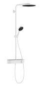 Zestawy prysznicowe - Hansgrohe Pulsify S - Zestaw prysznicowy z termostatem, średnica 26 cm, 3 strumienie,  biały mat 24220700 - miniaturka - grafika 1