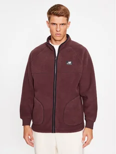 New Balance Polar Athletics Polar Fleece Full Zip MJ33503 Czerwony Regular Fit - Bluzy męskie - miniaturka - grafika 1