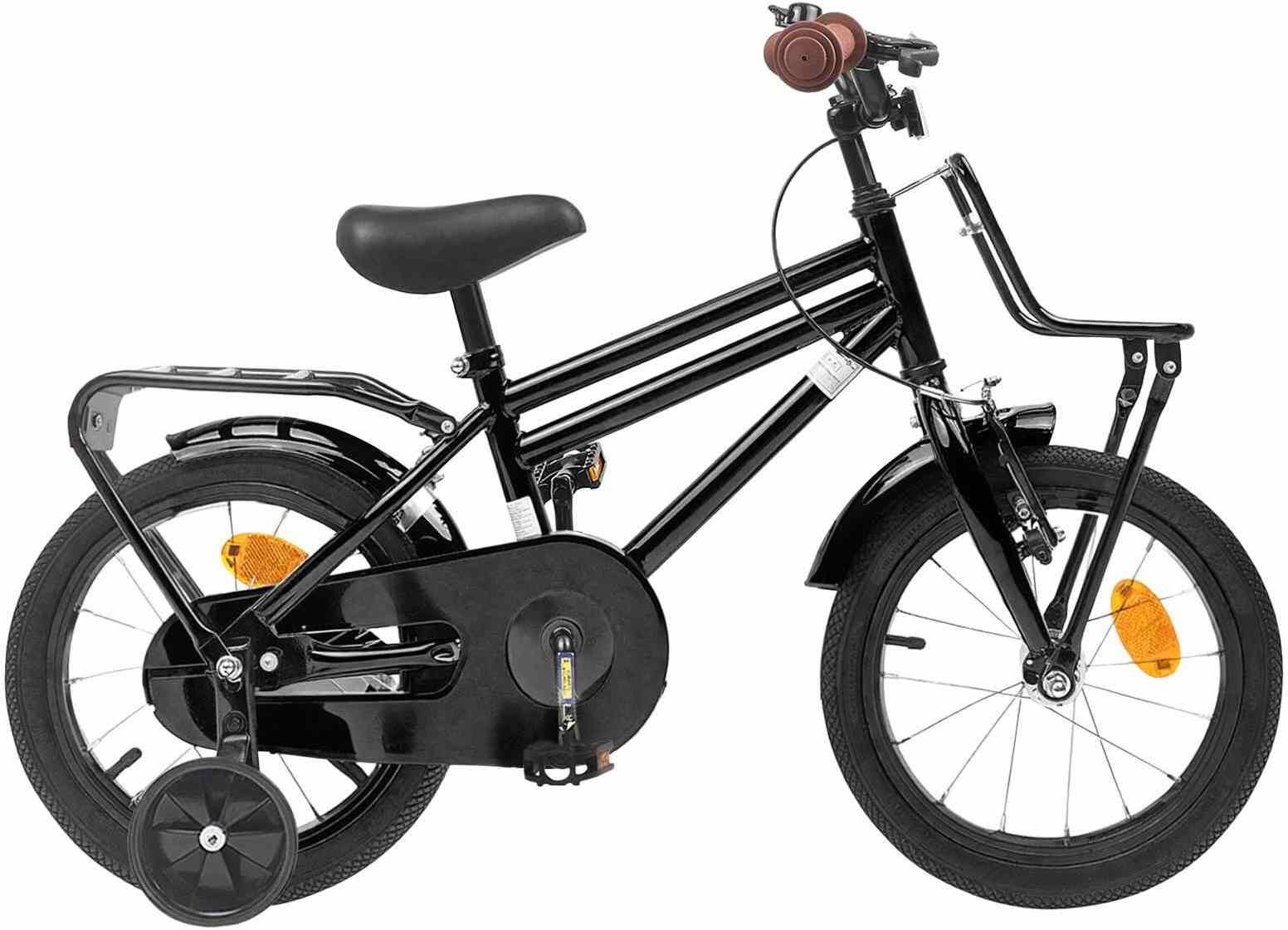 vidaXL vidaXL Rower Dziecięcy 14 Cali dla dzieci w wieku 3-5 lat Czarny