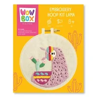 Zabawki kreatywne - Zestaw kreatywny WOW BOX Haftowanie Lama WOW0919 - miniaturka - grafika 1