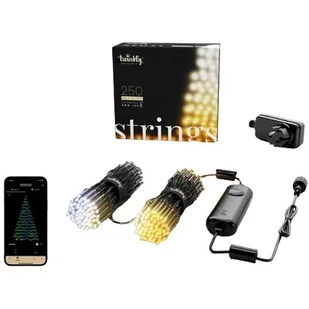 TWINKLY TWINKLY Inteligentne lampki choinkowe 250 lampek AWW BT+WiFi łańcuch - Oświetlenie świąteczne - miniaturka - grafika 1