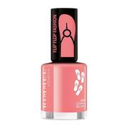 Lakiery do paznokci - Rimmel Flipflop Fashion 8 ml Lakier do paznokci 406 Coral Blush - miniaturka - grafika 1